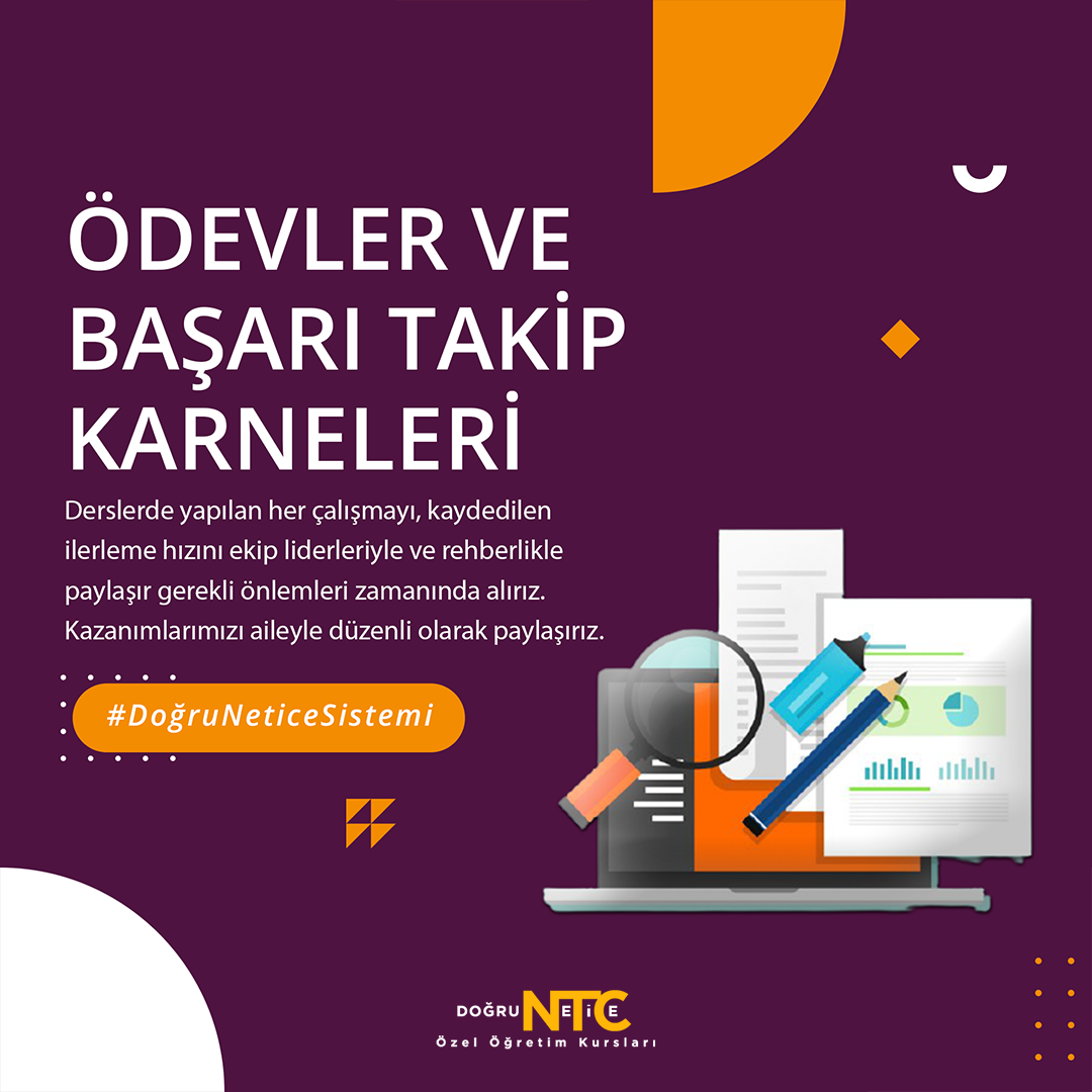 Ödevler ve Başarı Takip Karneleri